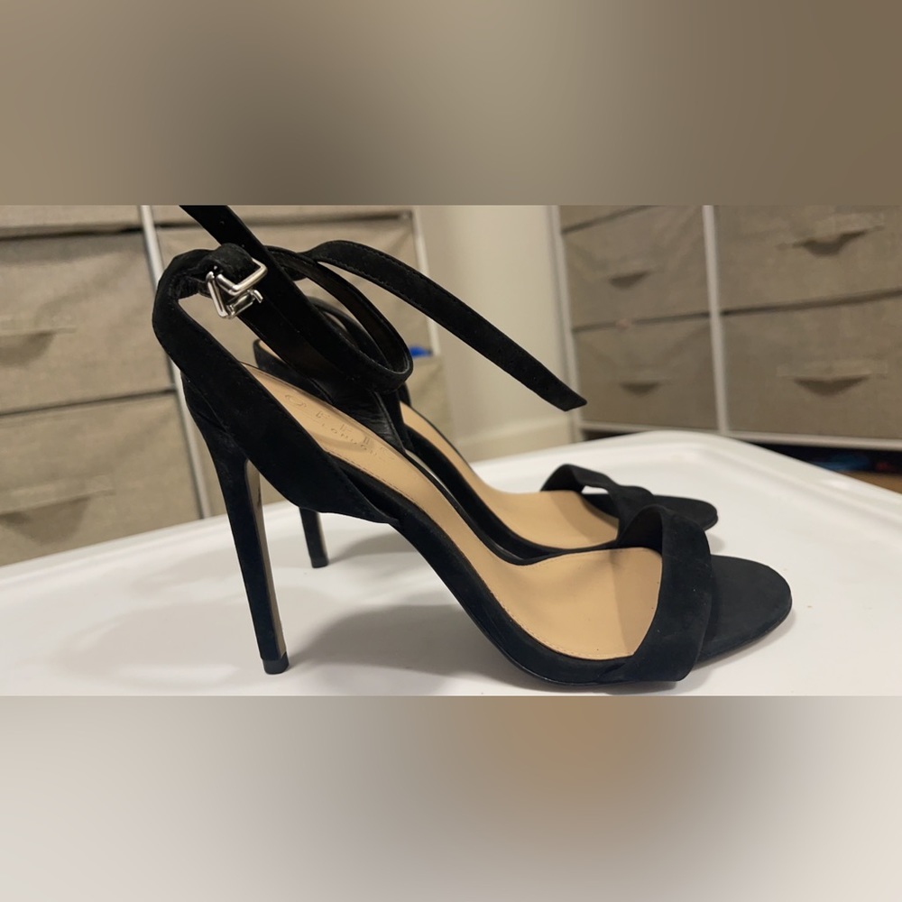Strappy Black Stilettos